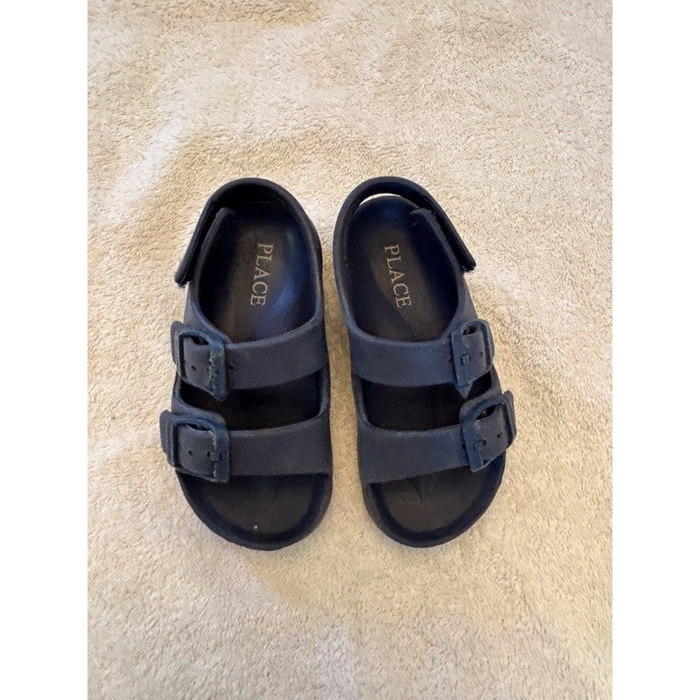 Kids Blue Sandals shoes slippers pool vacation party travel school play sport